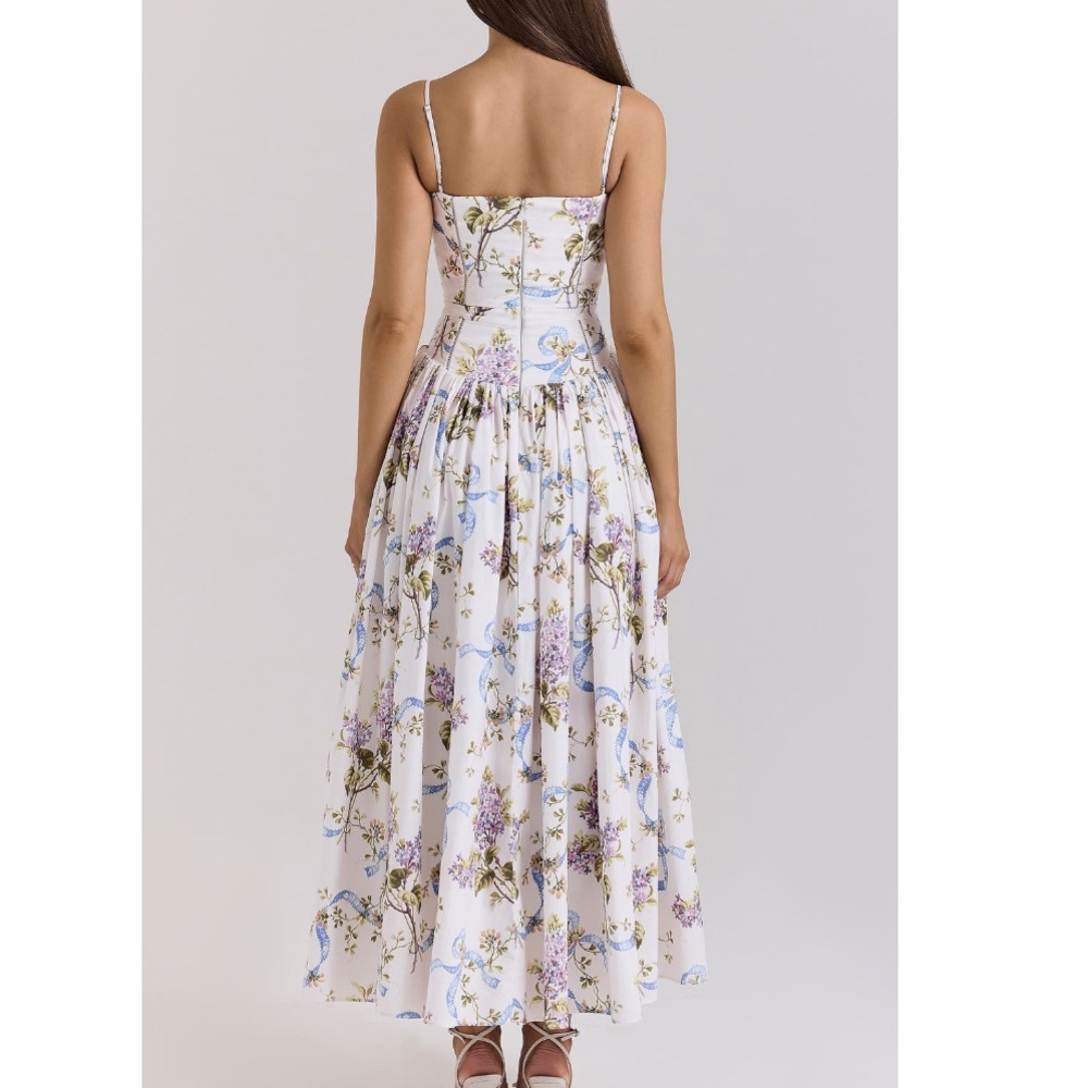 HOUSE OF CB Ysabella Floral Maxi Sundress – XS (A/C Cup) - Picture 2 of 8